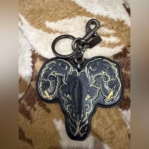 RARE Coach Chelsea Champlain Ram Tattoo Bag Charm